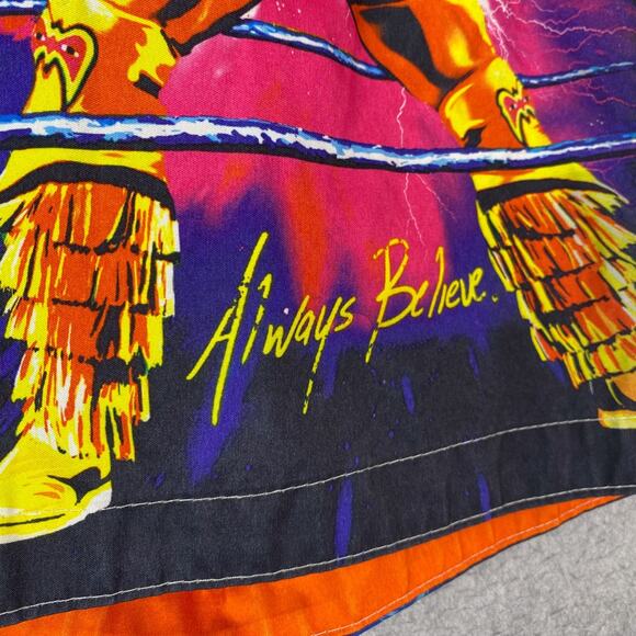 WWE Boys M Ultimate Warrior Swim Trunks Shorts Liner - Picture 3 of 9